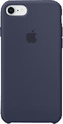 APPLE Silikon Case , Backcover, Apple, iPhone 7, iPhone 8, Silikon, Mitternachtsblau