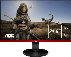 PC Monitore 22.3 bis 26.9 Zoll - AOC G2590VXQ 25 Zoll Full-HD Gaming Monitor (1 ms Reaktionszeit, FreeSync, 75 Hz)