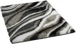 Teppich Super Soft ca. 80 x 150 cm Welle grau