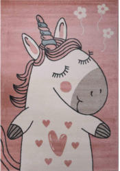 Teppich Bino ca. 120 x 170 cm Einhorn pink