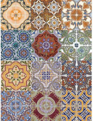 Fliesensticker mediterran15 x 15 cm, 12 Stück