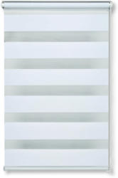 Doppelrollo - weiß - 60x160 cm