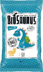 BioSaurus Snack gebackener Bio-Mais Sea Salt