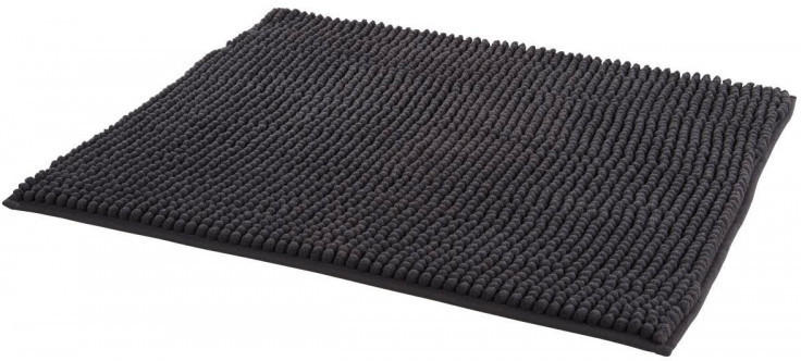 Badmatte Chenille anthrazit 60 x 90 cm
