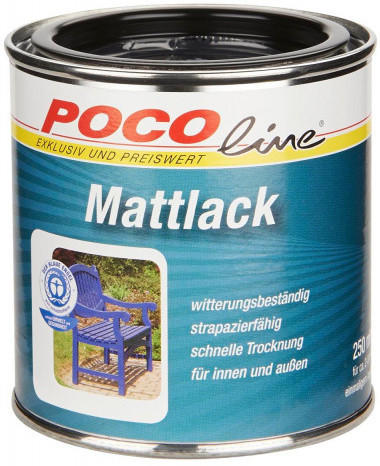 Mattlack 2 in 1 tiefschwarz (RAL 9005)250 ml