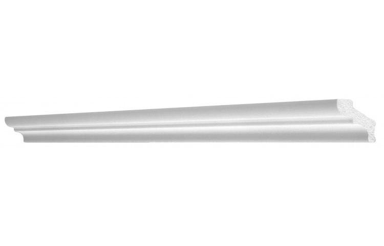 Styropor Zierprofil Laurence ca. 150 cm weiß