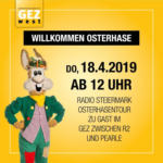 GEZ west Osterhase zu Gast - bis 18.04.2019