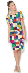 Colour Pleasure Freizeitkleid mit buntem Muster