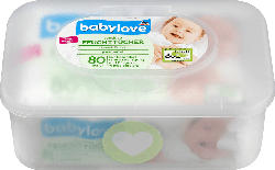 babylove Feuchttücher sensitive + Box