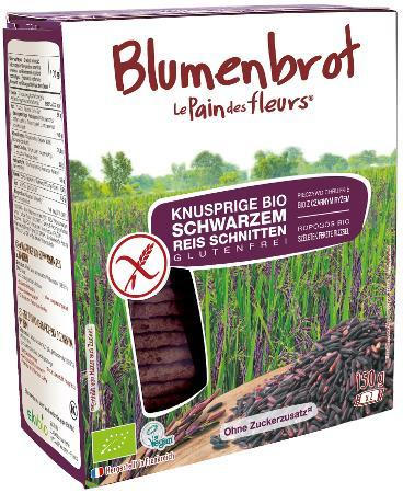 Schwarze Reis Schnitten