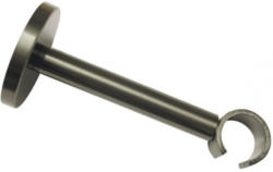 Träger Ø 20, Metall, 1lfg., offen, ca. 10 - 14 cm, titan