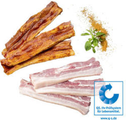 Frischer Schweinebauch mit Knochen, in Scheiben, natur oder mariniert, je 1 kg