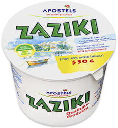 Apostels Zaziki jeder 550-g-Becher