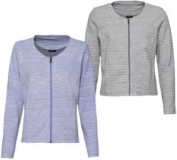 Damen-Jacke mit dezentem Streifenmuster
