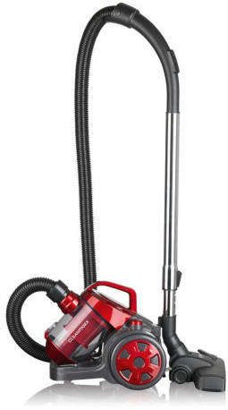 Bodenstaubsauger 9069 beutellos rot/grau