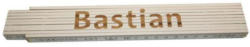 Meterstab Bastian, 2m, weiß