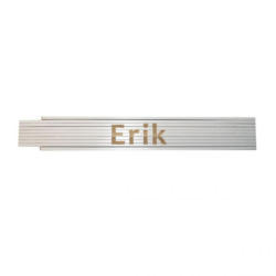 Meterstab Erik, 2m, weiß