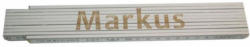 Meterstab Markus, 2m, weiß