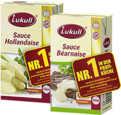 Lukull Sauce Hollandaise oder Bearnaise jede 250-ml-Packung