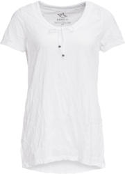 Damen Longshirt mit Knitteroptik