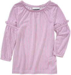 Mädchen Langarmshirt mit Rüschen