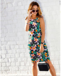 Damen-Kleid mit Bindebändern an der Schulter