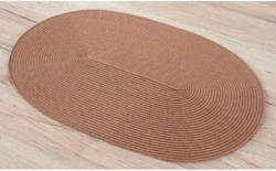 Platzset "Bast" oval 30 x 45 cm taupe