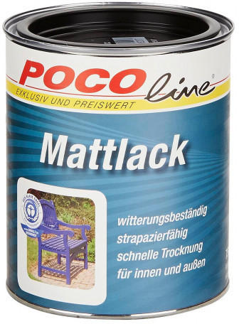 Mattlack 2 in 1 tiefschwarz (RAL 9005)750 ml