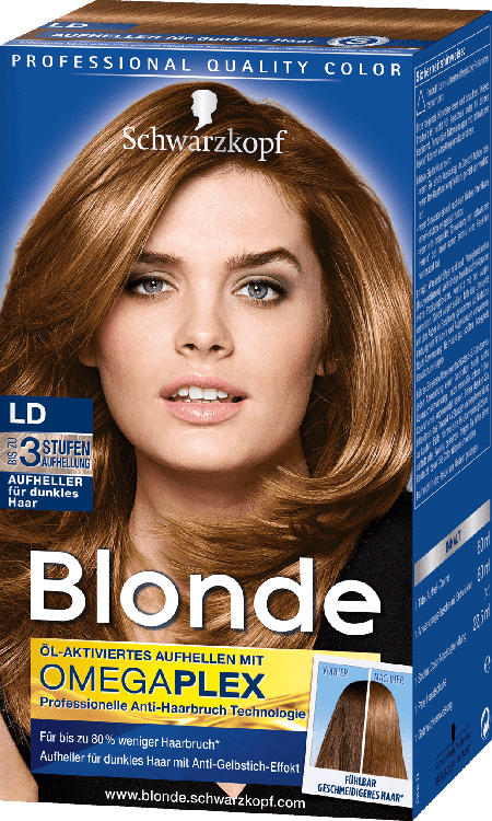 Schwarzkopf Blonde Aufheller Ld Haarentfärber Stufe 3 Schwarzkopf Blonde Aufheller für dunkles Haar LD für nur 4,95 € ᐉ
