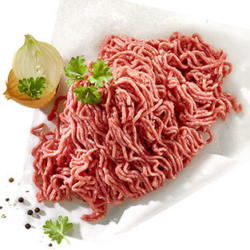Hackfleisch gemischt aus Schweine- und Rindfleisch, je 100 g