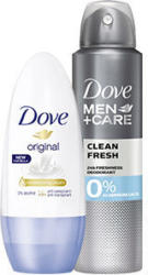 Dove Deo Spray oder Roll on versch. Sorten, jede 150-ml-Dose / jeder 50-ml-Roll on