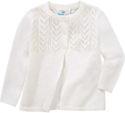 Baby Strickjacke mit Loch-Stickerei