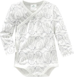 Newborn Wickelbody mit Elefanten-Motiv