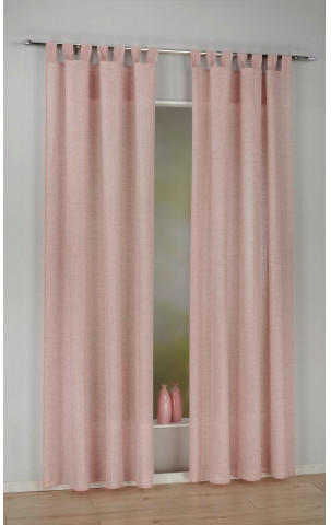 Kombivorhang Cordelia, rosa, ca. 140 x 245 cm