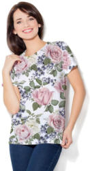 Colour Pleasure T-Shirt mit tollem Allover-Print