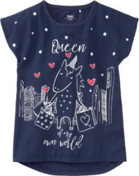 Mädchen T-Shirt mit Einhorn-Print