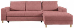 Wohnlandschaft In Textil Rosa