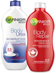 Garnier Bodyrepair oder Bodyurea Creme-Milk versch. Sorten, jede 400-ml-Flasche