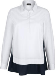 Amy Vermont Bluse mit kontrastfarbenem Einsatz