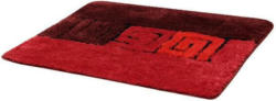 Badematte "Mäander" rot 55 x 65 cm