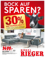 Möbel Rieger 30% Aktionsrabatt - bis 18.05.2019