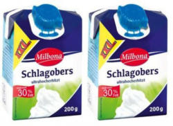 MILBONA Haltbarer Schlagobers 2x 200 g