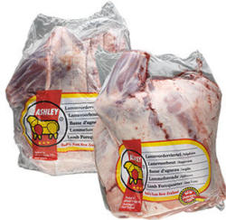Lammbraten aus dem Vorderviertel mit Knochen oder Lamm-Vorderviertel in Scheiben, gefroren, je 1 kg