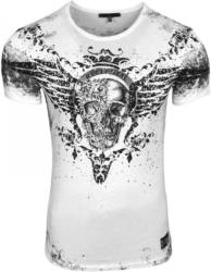 Rusty Neal T-Shirt mit Totenkopf-Motiv