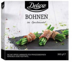 DELUXE Bohnen im Speckmantel