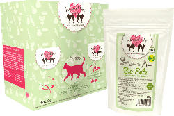 KatzenLiebe Nassfutter für Katzen, Bio-Ente mit Bio-Zucchini, Bio-Hirse, Bio-Kokosflocken, Taurin, 15x100g