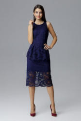 FIGL Kleid aus Spitze mit Schößchen-Detail