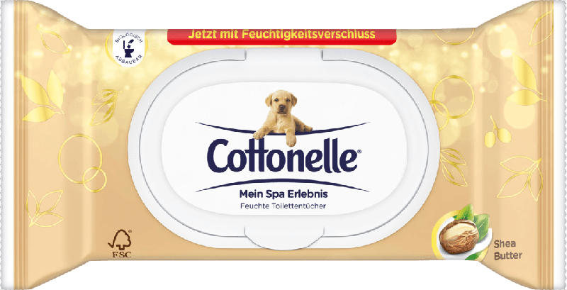 Cottonelle Feuchtes Toilettenpapier Mein Spa Erlebnis Shea Butter