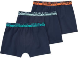 3 Jungen Retroboxer mit gewebtem Schriftzug