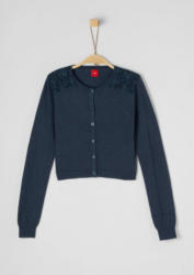 s.Oliver Junior Strickjacke mit Spitzenbesatz für Mädchen